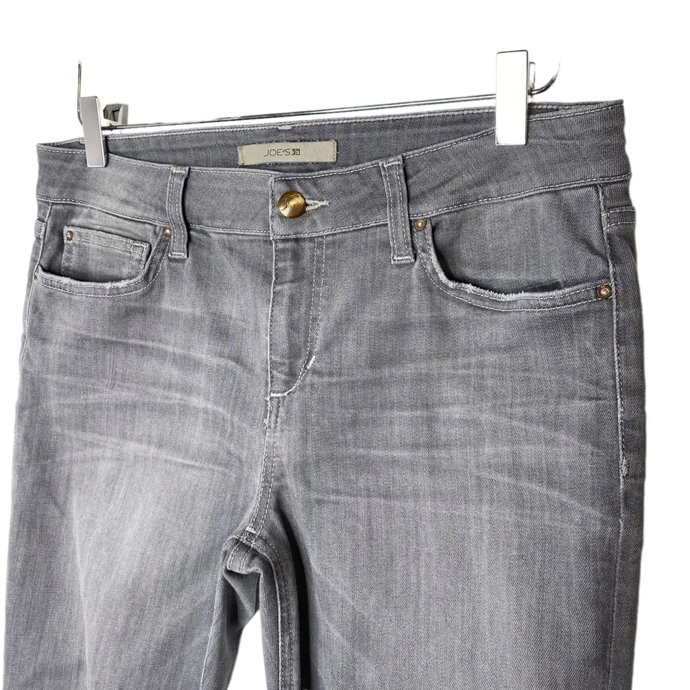 Joe’s Jeans Cool Off Markie Skinny Crop Jeans Grey Size 29 - Picture 6 of 9